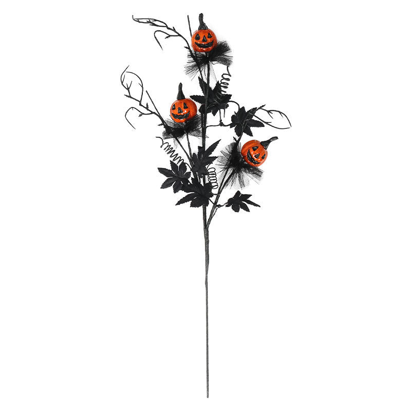 Black Horror Pumpkin Pruning Flower bouquet