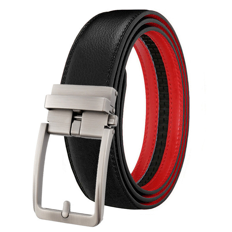 Genuine Leather Automatic Buckle Belt