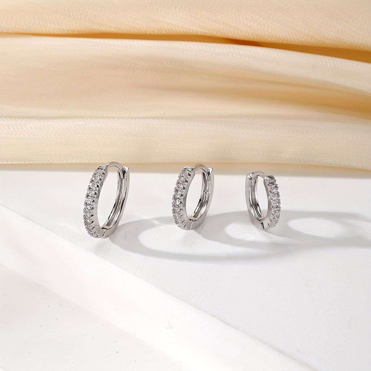 diamond earrings set