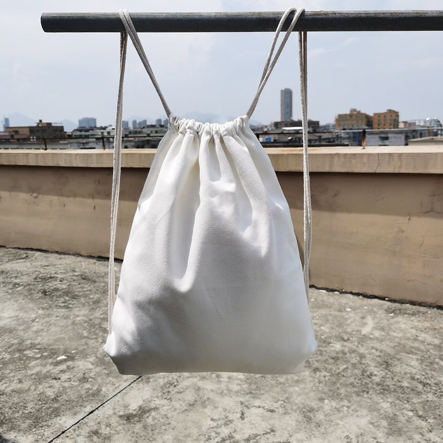 Sport canvas drawstring backpack