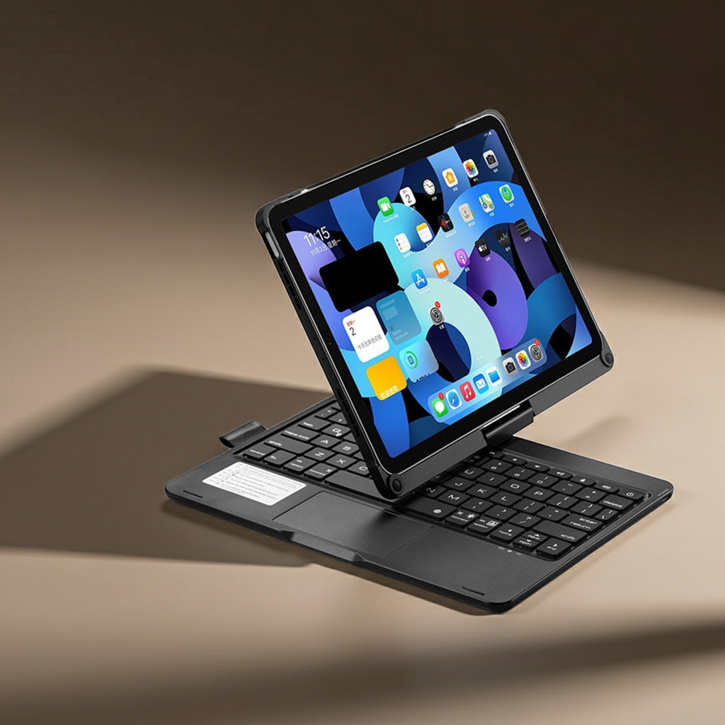 360-Degree Rotating Bluetooth Keyboard