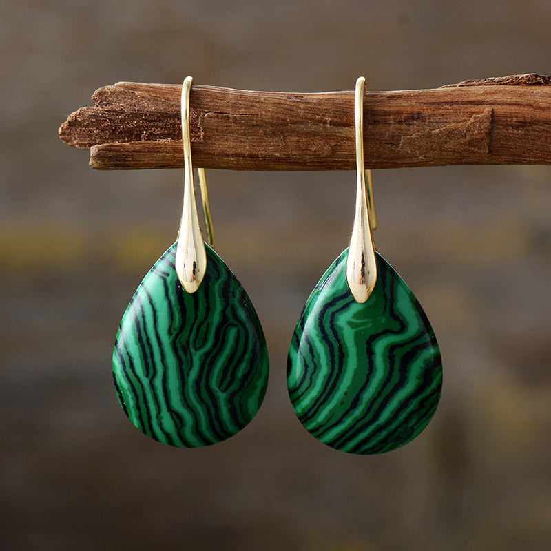 pink crystal pendant earrings