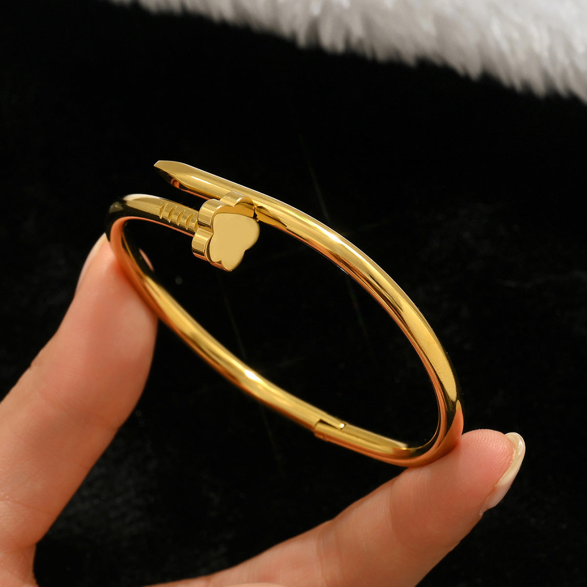 Fashion Stainless Steel Gold and Silver Bangles