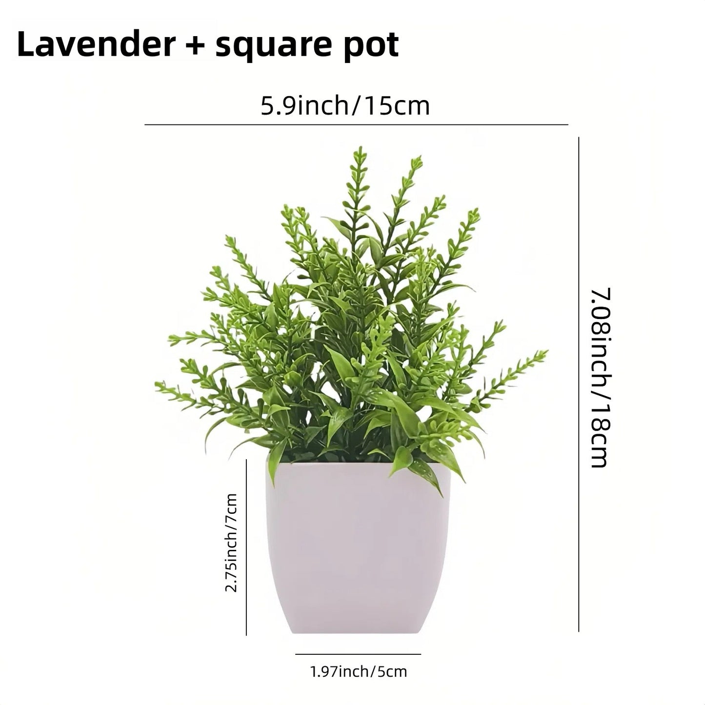 Simulation of small potted plants