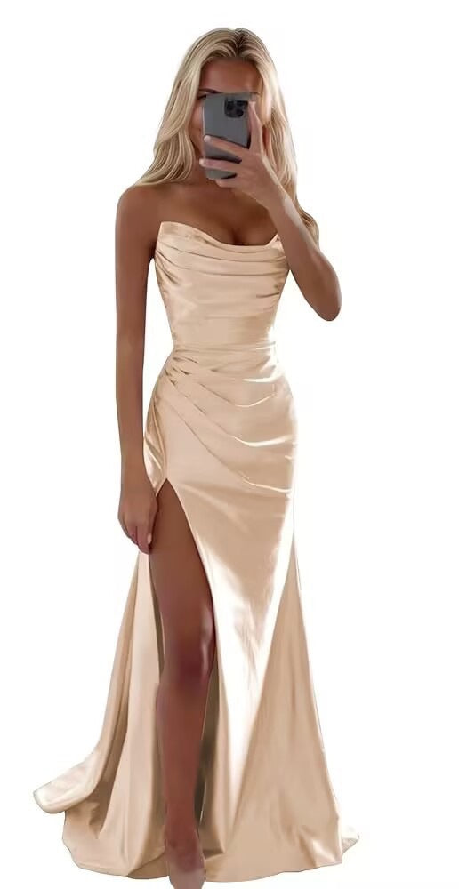 Women satin dress