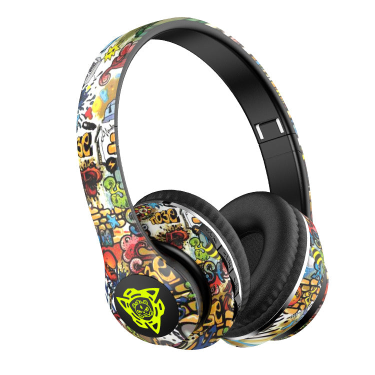 P35 Graffiti LED Bluetooth Headset with Long Battery Life