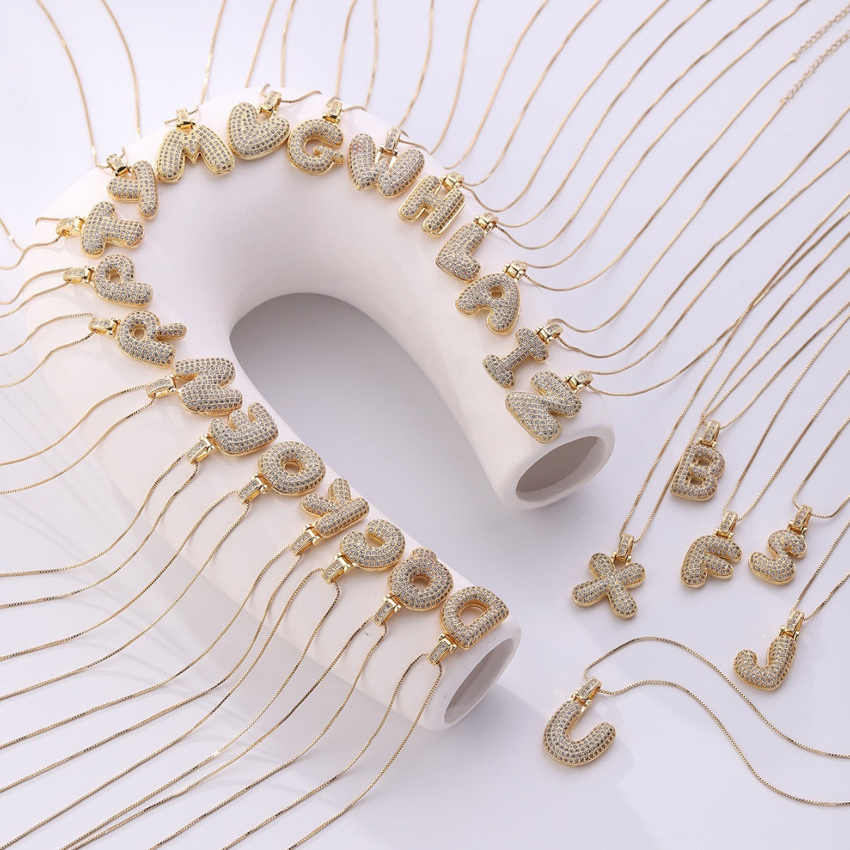 English letter pendant