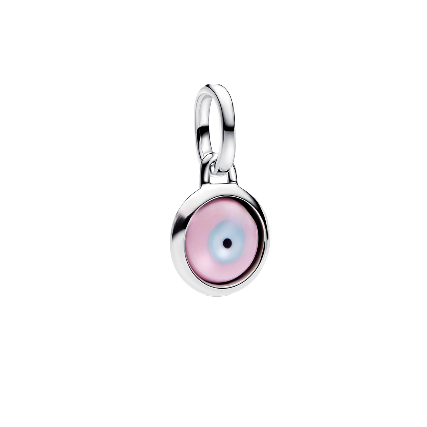 Fashion Heart Shape Silver Plated Pendant with Diamond