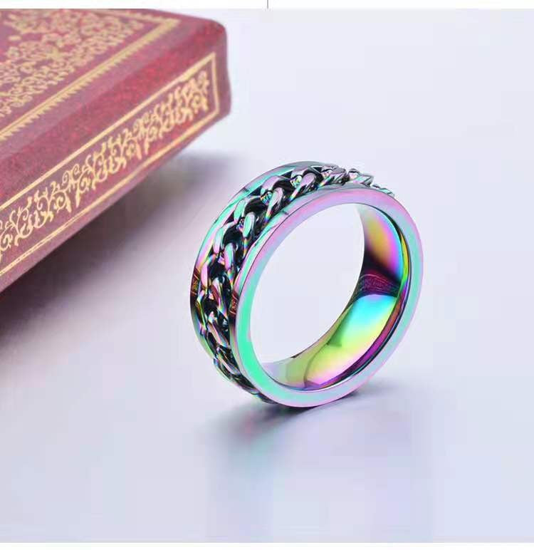 Titanium steel ring