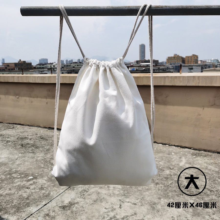 Sport canvas drawstring backpack