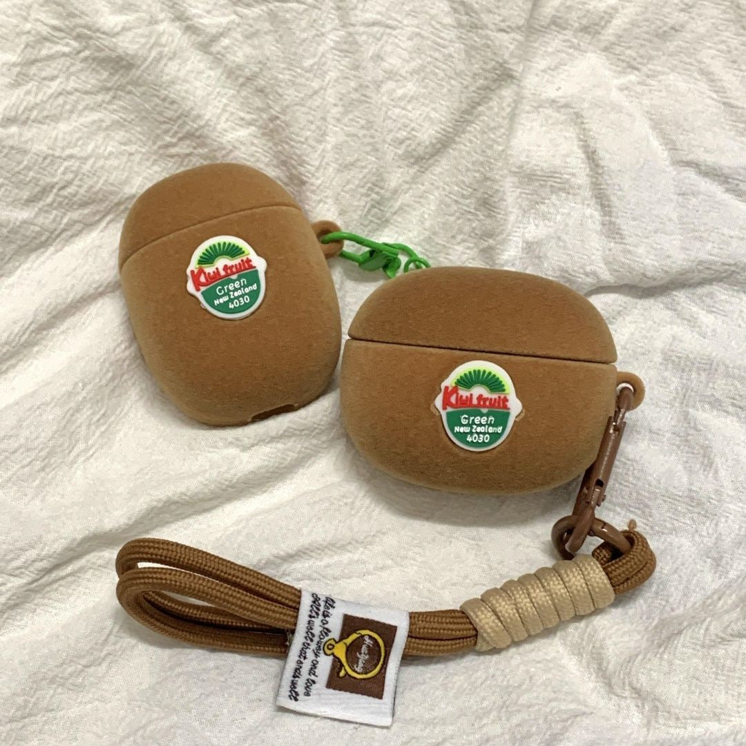 Cartoon Kiwi Silicone AirPods Case for Apple 1/2/3/4/Pro/Pro2