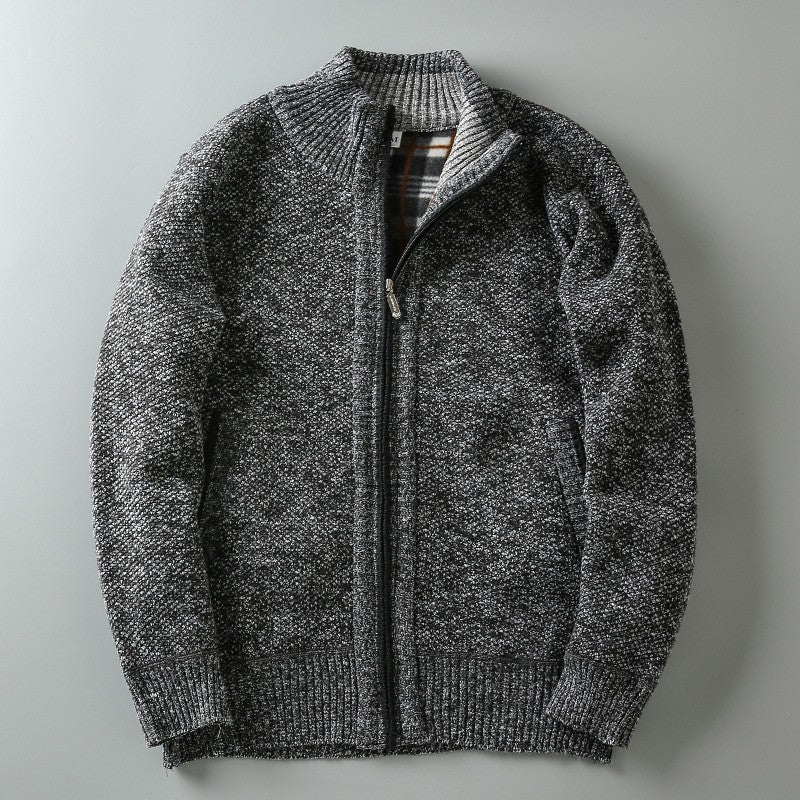 Men's versatile sweater jacket