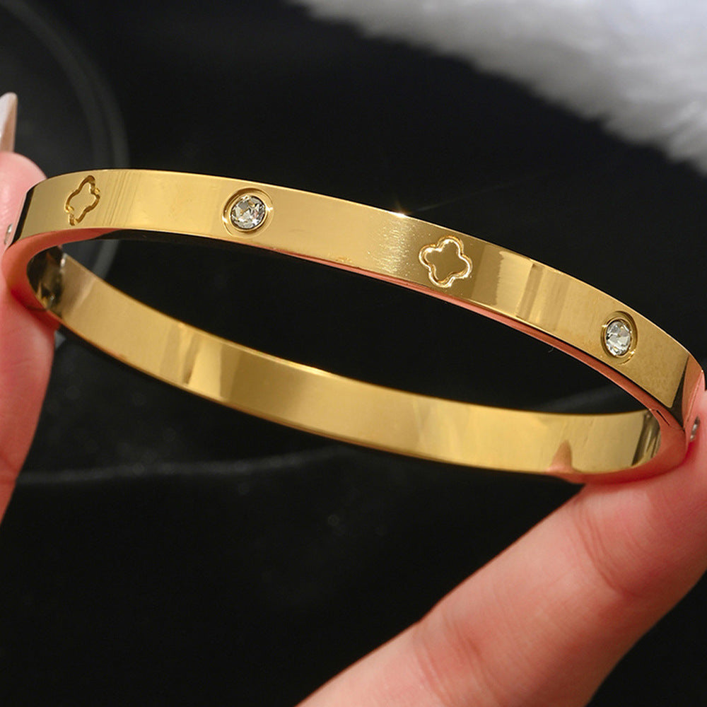 Fashion Stainless Steel Gold and Silver Bangles