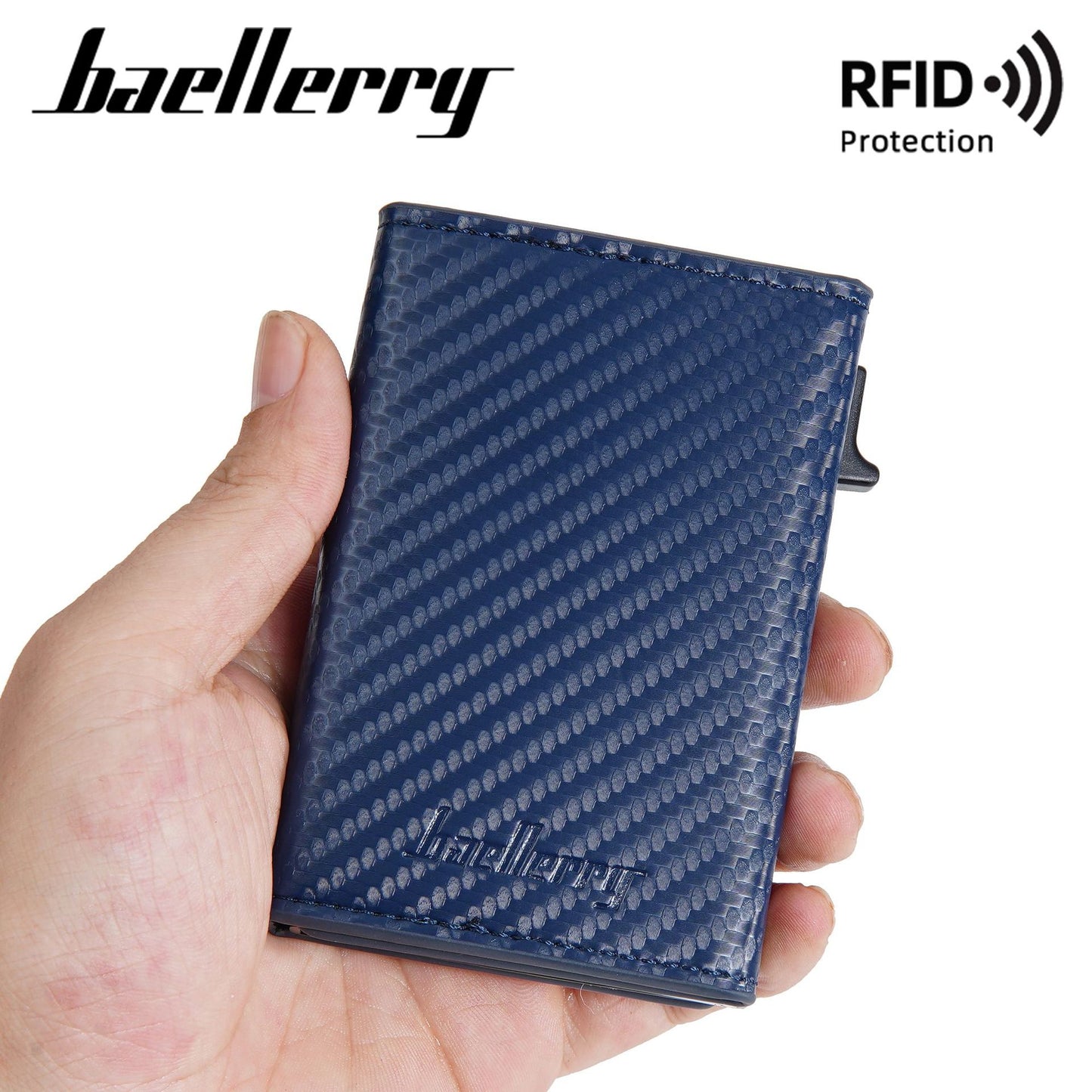 Automatic pop-up zipper carbon fiber magnetic clip for men