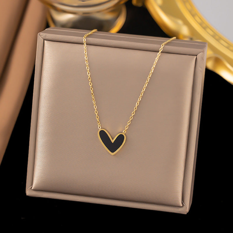 Fashion Titanium Steel Clavicle Necklace