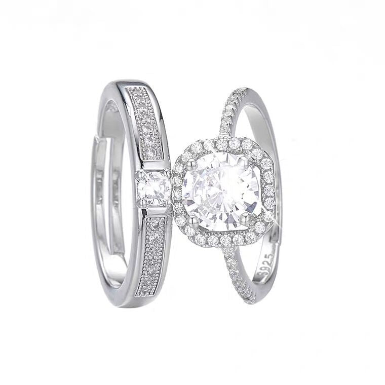 Silver-plated rings for both men and women