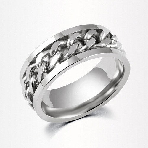Titanium steel ring