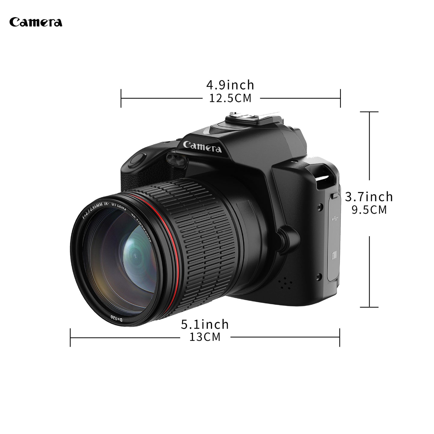 Camera 4K Dual Lens Night Vision
