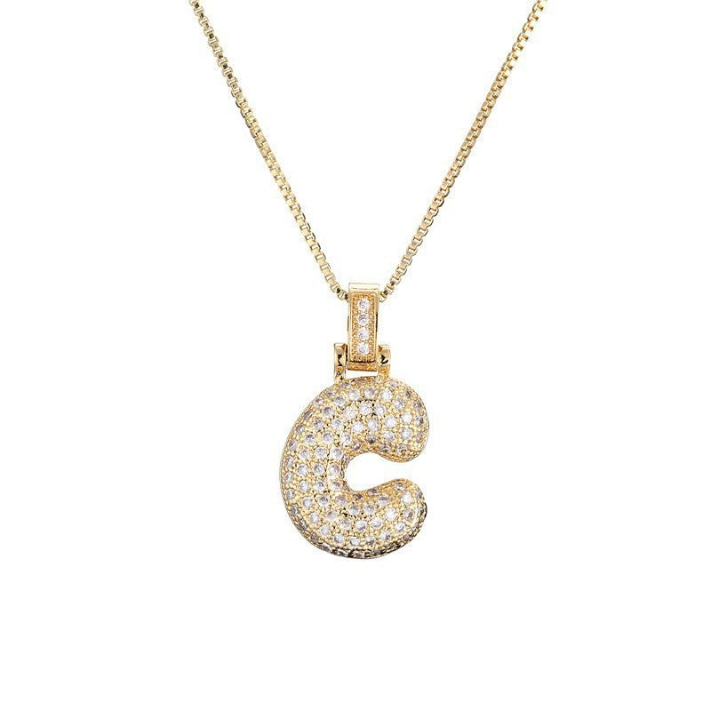 English letter pendant