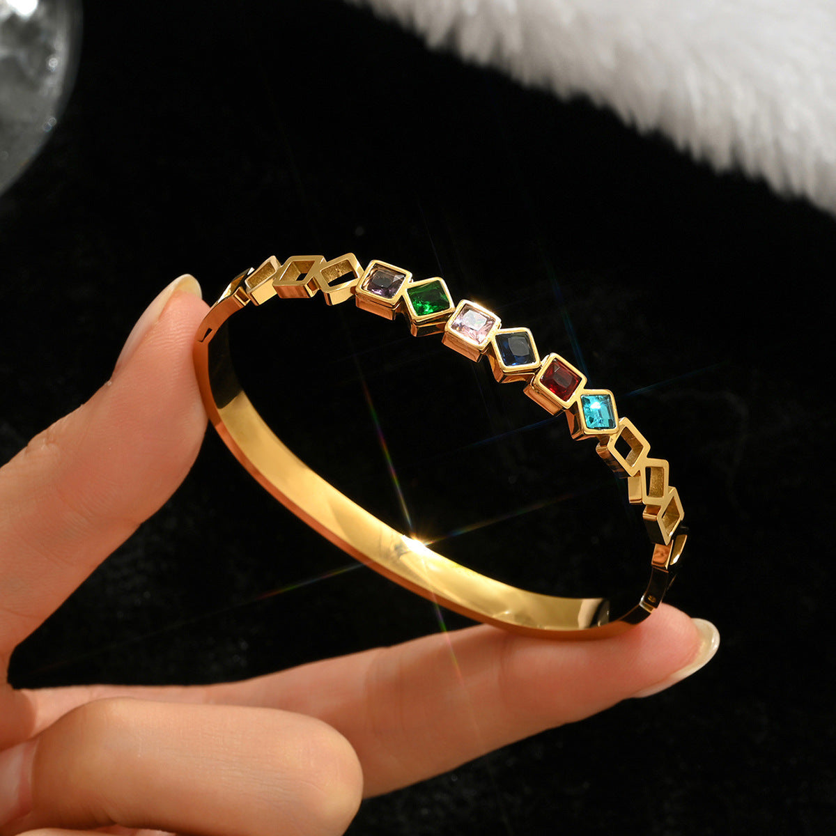 Fashion Stainless Steel Gold and Silver Bangles