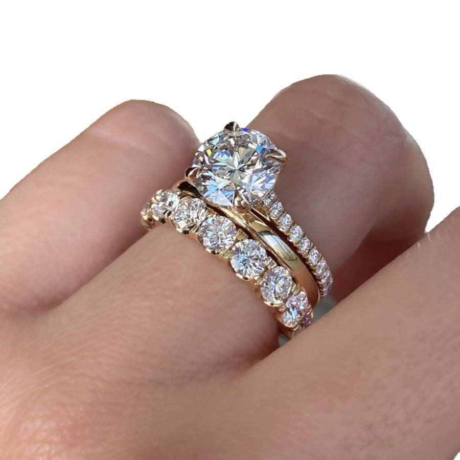 Three sets of elegant ladies' rings