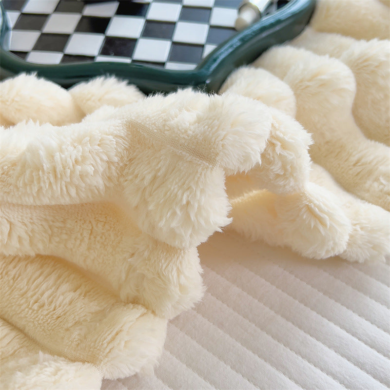 Soft Rabbit Fur Blanket