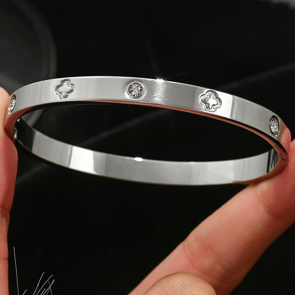 Fashion Stainless Steel Gold and Silver Bangles