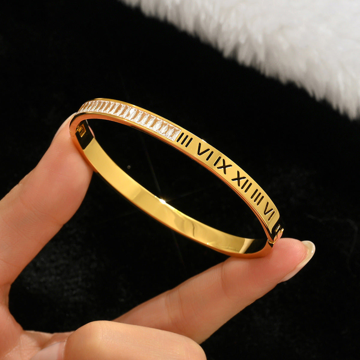 Fashion Stainless Steel Gold and Silver Bangles