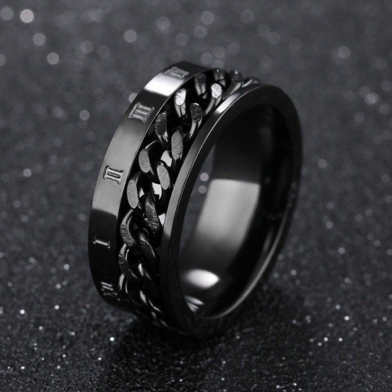 Titanium steel ring