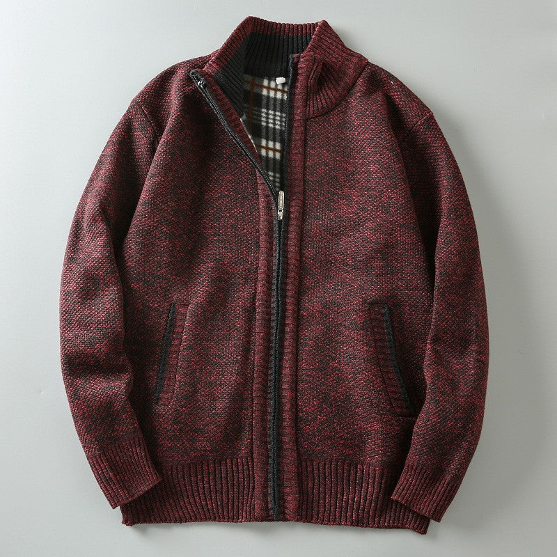 Men's versatile sweater jacket