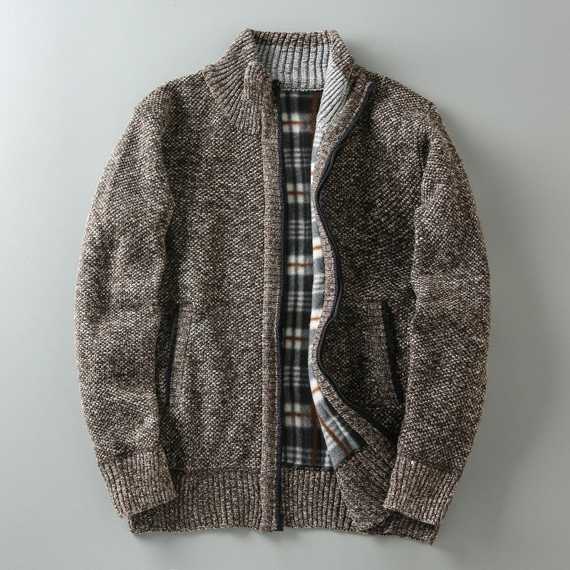 Men's versatile sweater jacket