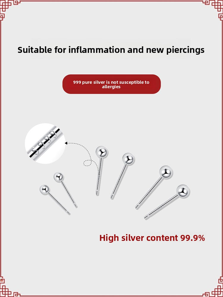 Sterling Silver Earrings for Women, Hypoallergenic Studs and Ear Sticks