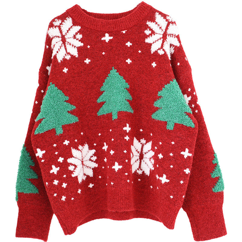 Thickened Christmas Womens Sweater
