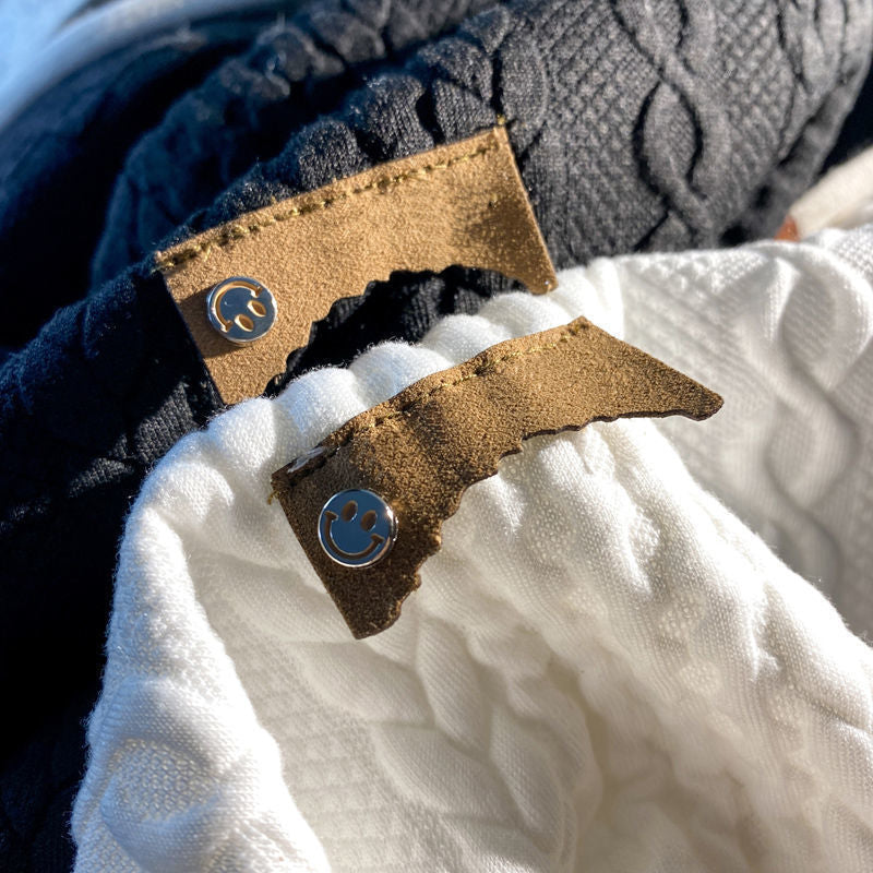 Waffle Pattern Zipper Jacket Loose Fit Retro Style