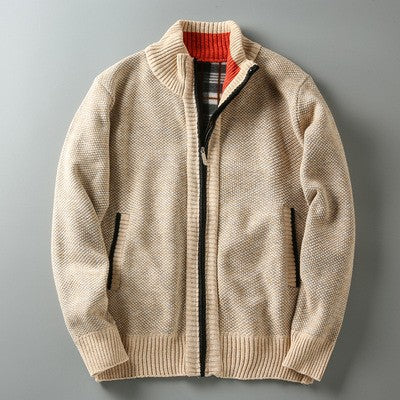 Men's versatile sweater jacket