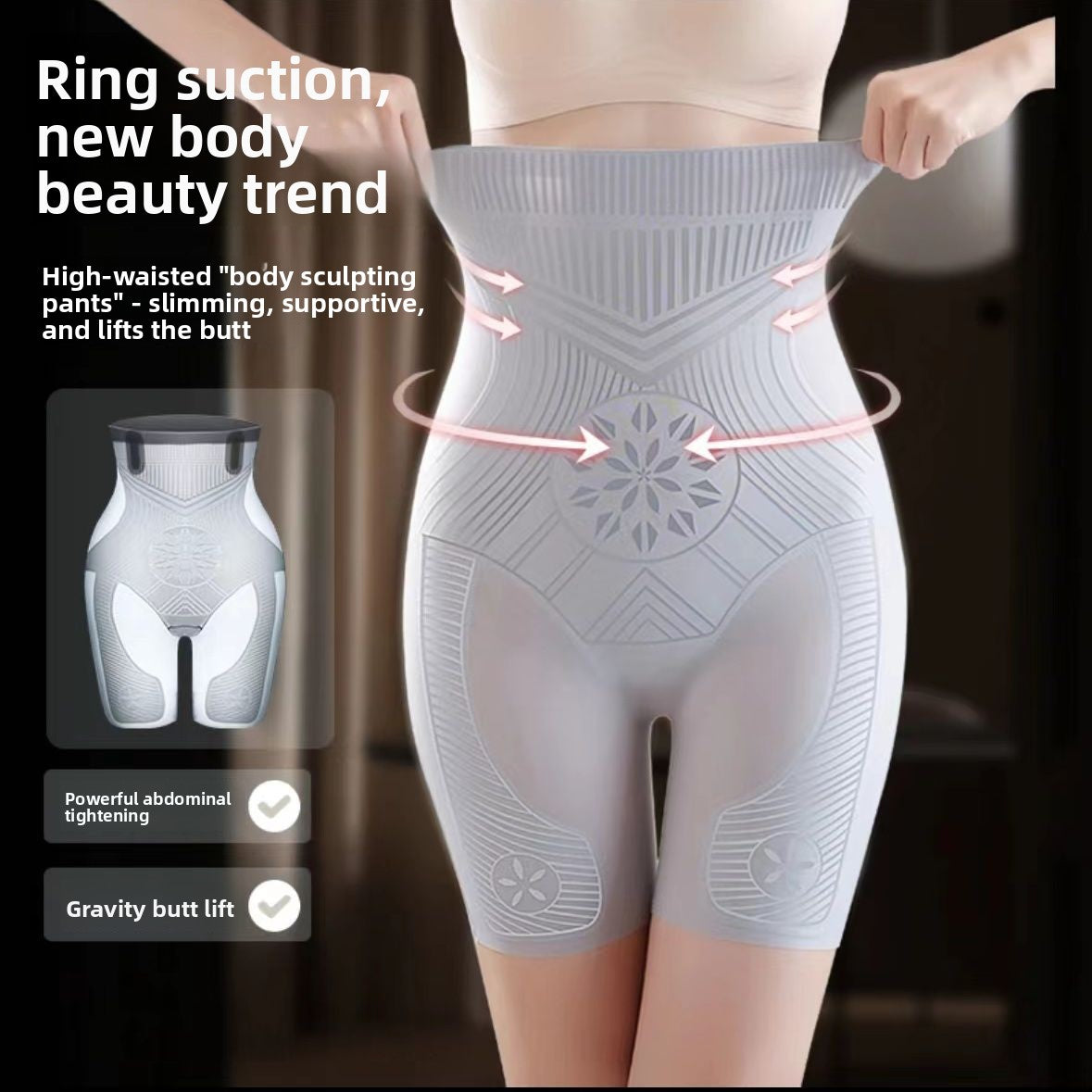 Sexy V-Neck Printed Pleated Dress and Swimsuit Set