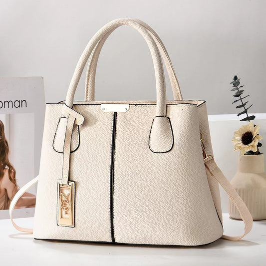 Simple PU Leather Women Shoulder Bag