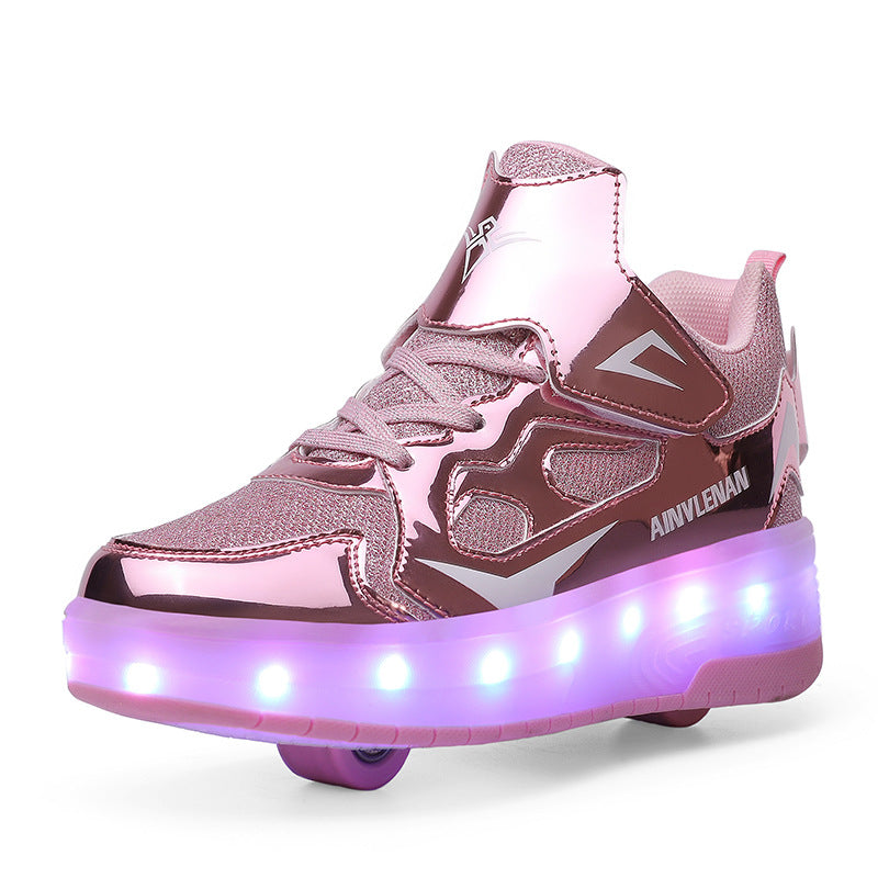 LED Flash Rolling Shoes
