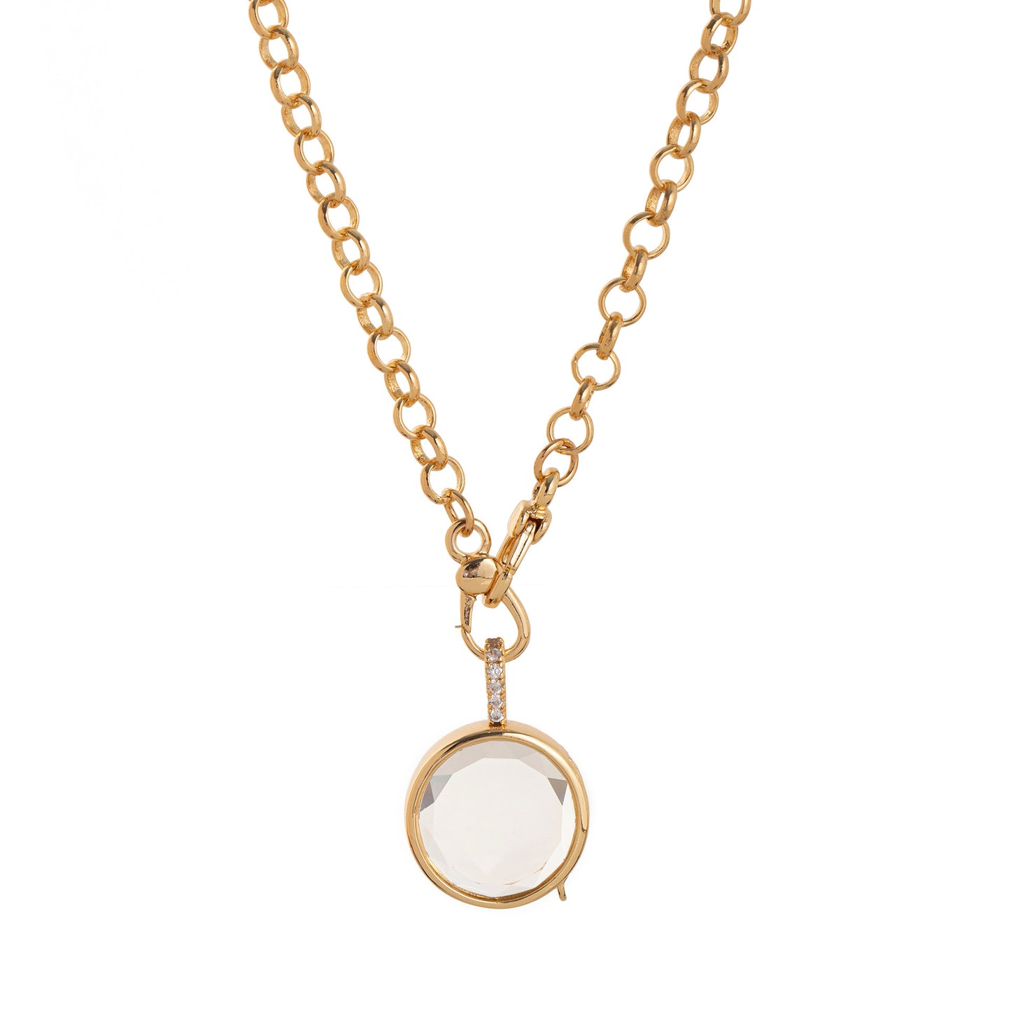 Photo Locket Pendant Transparent Case