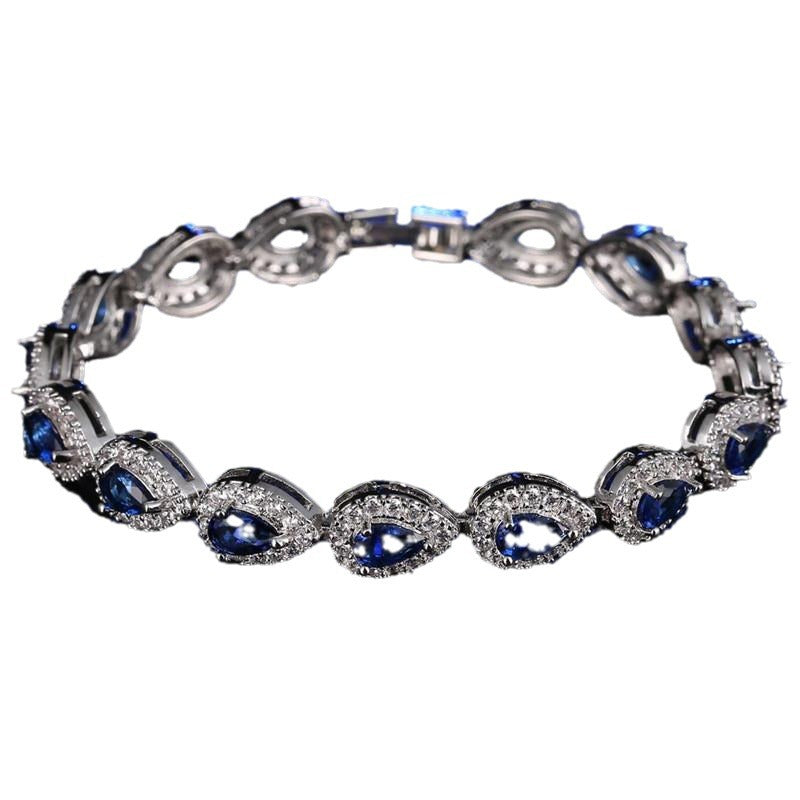 Water Drop Zircon Bracelet for Women