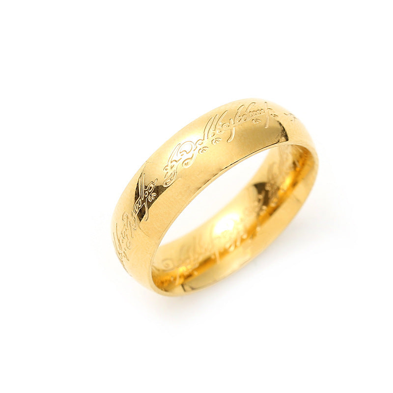 Titanium steel supreme magic ring