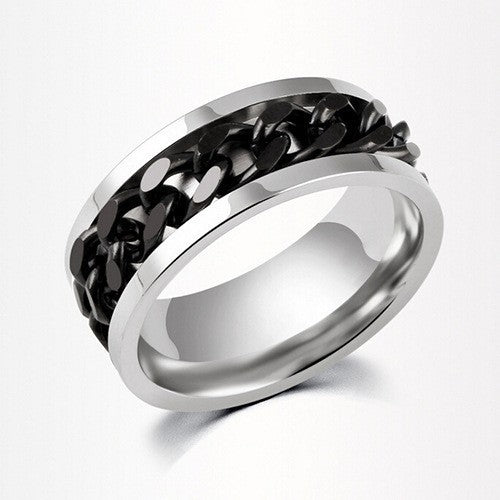 Titanium steel ring