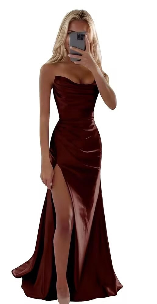 Women satin dress