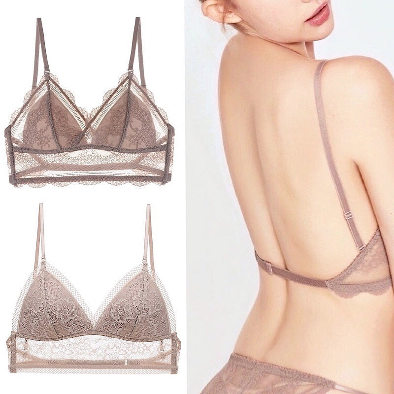 French Lace Triangle Cup Bra