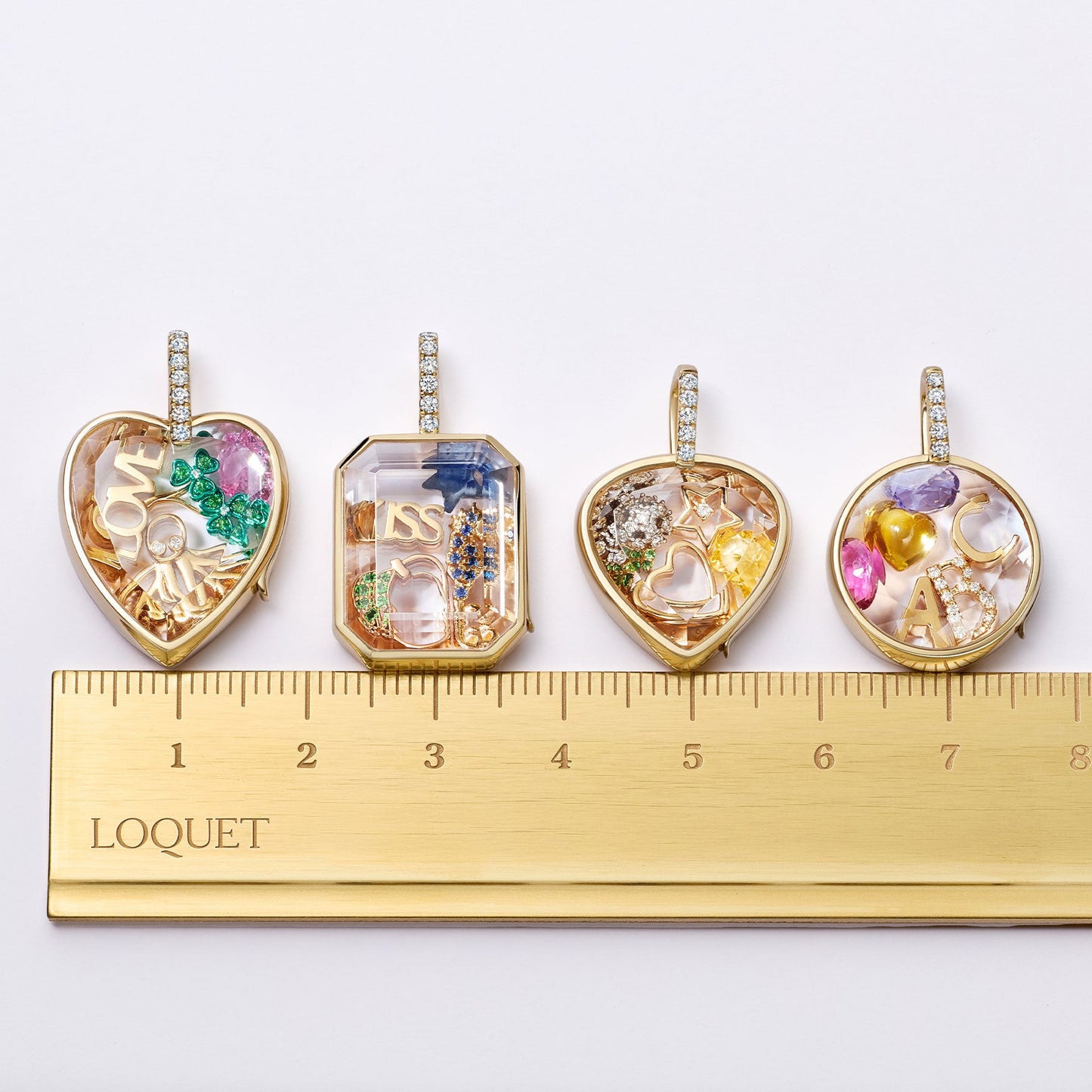 Photo Locket Pendant Transparent Case