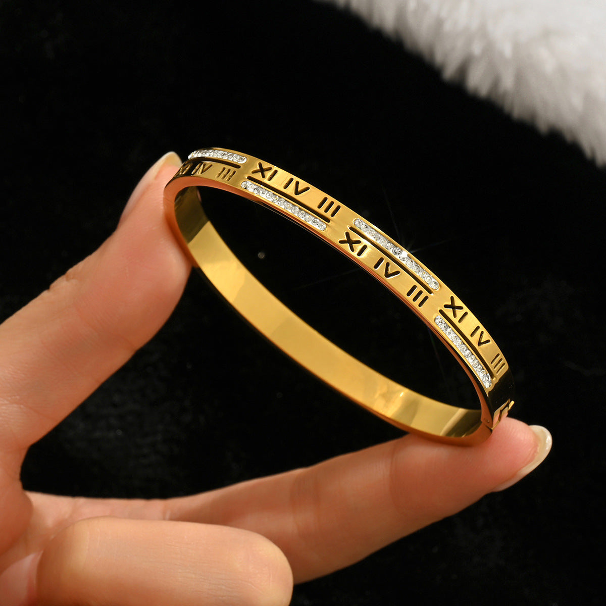 Fashion Stainless Steel Gold and Silver Bangles