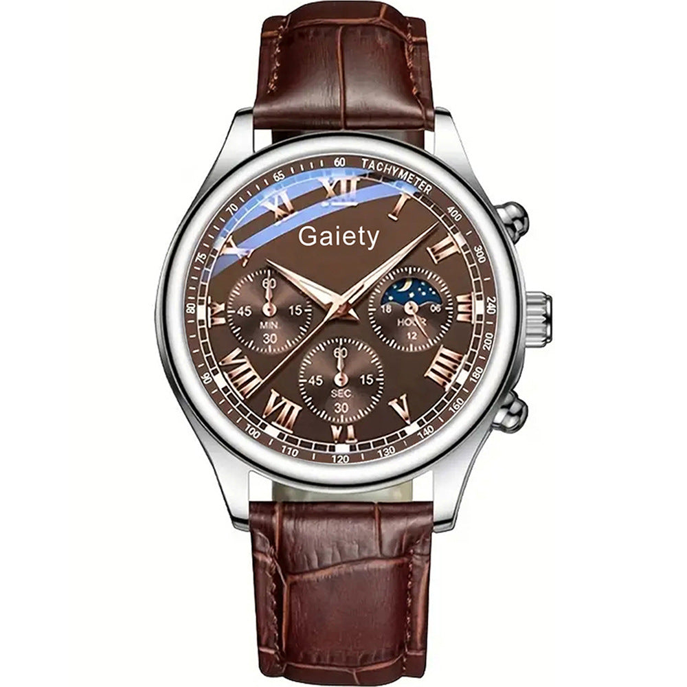 Fashion Quartz Watch for Men with Multiple Functions