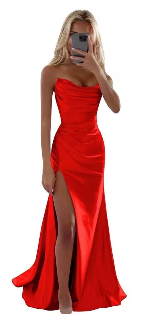 Women satin dress
