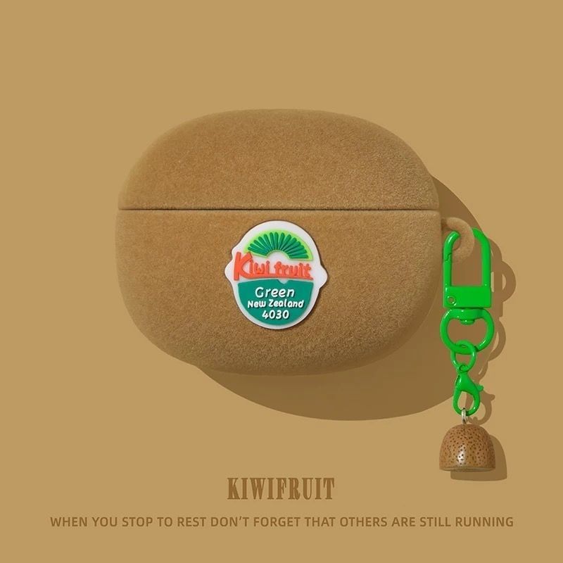 Cartoon Kiwi Silicone AirPods Case for Apple 1/2/3/4/Pro/Pro2