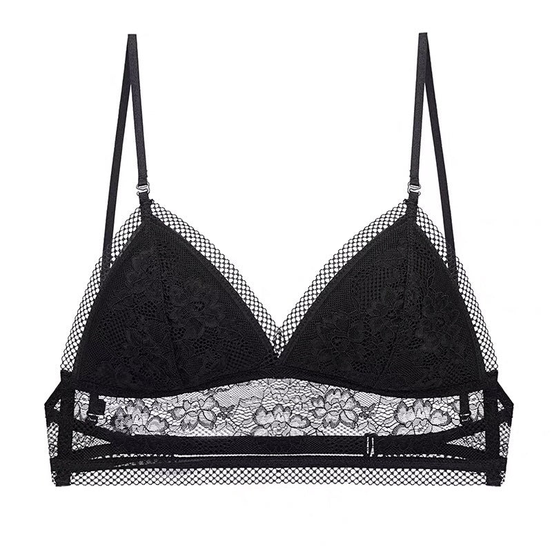 French Lace Triangle Cup Bra